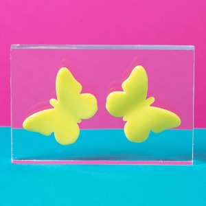[위클리 이수진] Flying Butterfly - Neon,귀걸이,아크릴귀걸이,마이부
