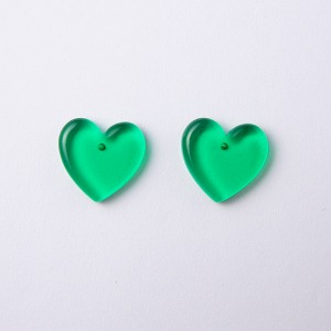 [프로미스나인 지원] Lovey Dovey - green,귀걸이,아크릴귀걸이,마이부