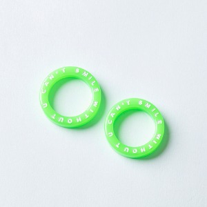 Lettering Ring - neon,귀걸이,아크릴귀걸이,마이부